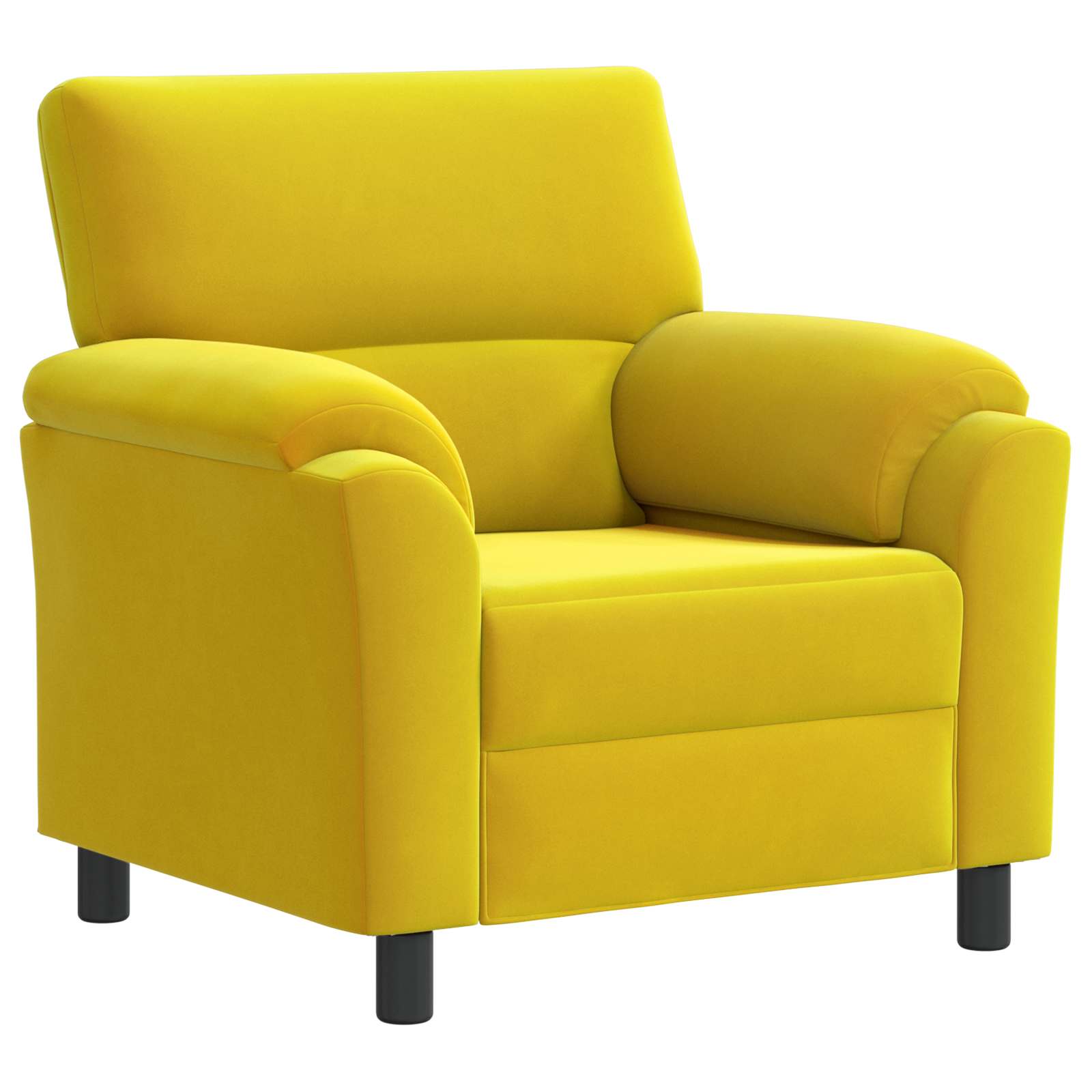 Kavčna garnitura 3 pcs Rumena Žamet