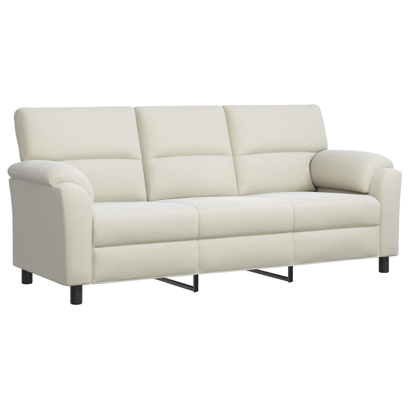 Kavčna garnitura 3 pcs Krem Žamet
