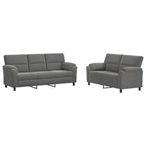 vidaXL Diivanikomplekt 2 pcs Tumehall Samet