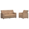 vidaXL Diivanikomplekt 2 pcs Cappuccino Kunstnahk