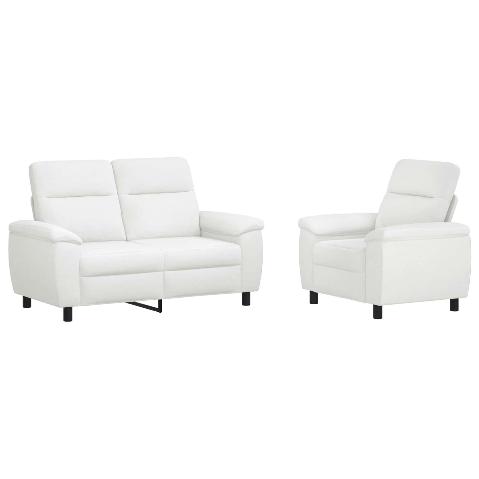 Kavčna garnitura 2 pcs Bela Blago