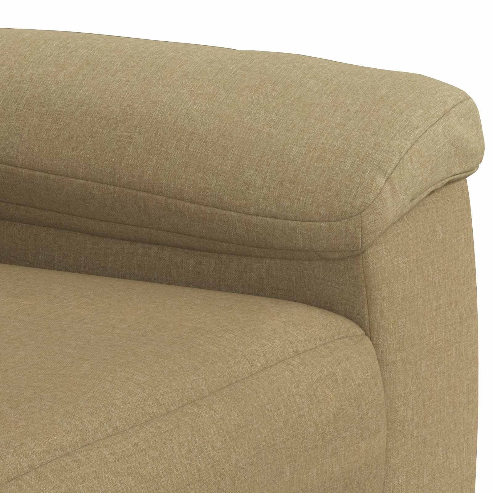 Kavčna garnitura 2 pcs Svetlo rjava Blago