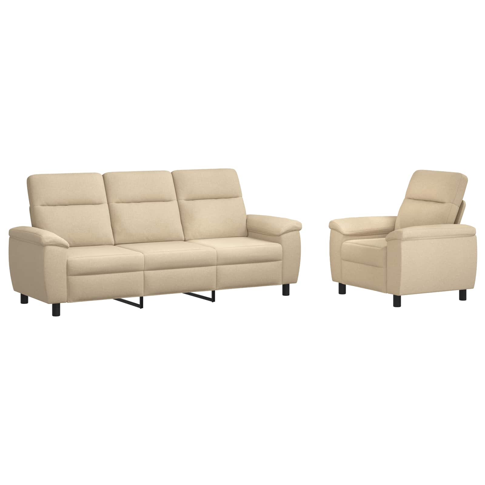 Kavčna garnitura 2 pcs Krem Blago