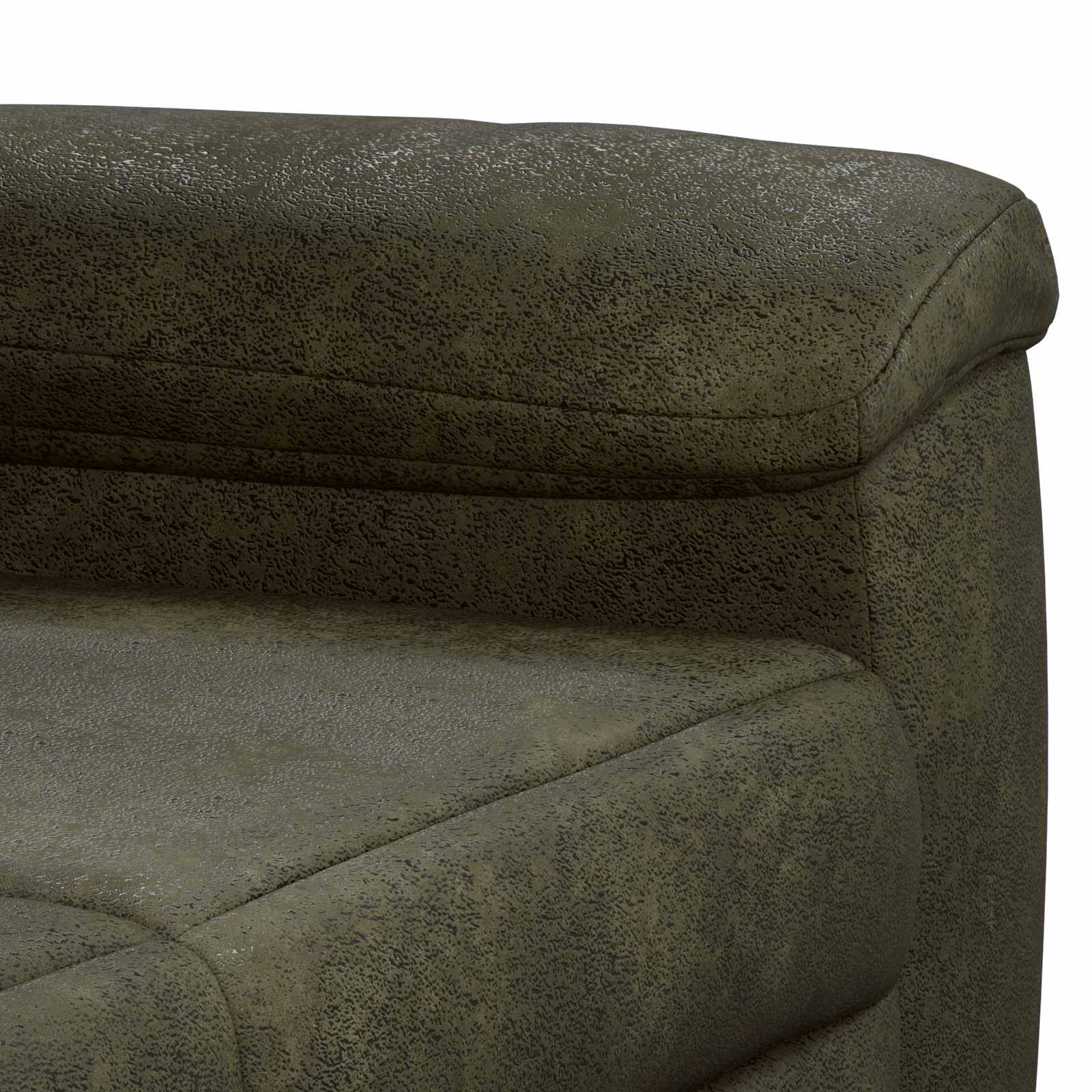 Kavčna garnitura 2 pcs Vojaška zelena Umetno nubuk usnje