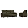 vidaXL Diivanikomplekt 2 pcs Armee rohelis Kunstsuede nahk
