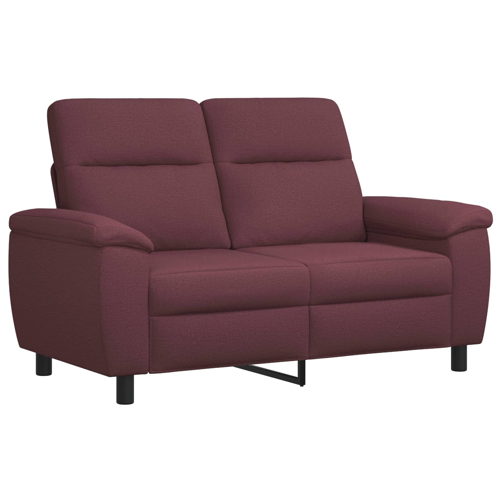 Kavčna garnitura 3 pcs Vijolična Blago