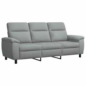 Set pohovek 2 pcs Světle šedá Textil - obrázek 4