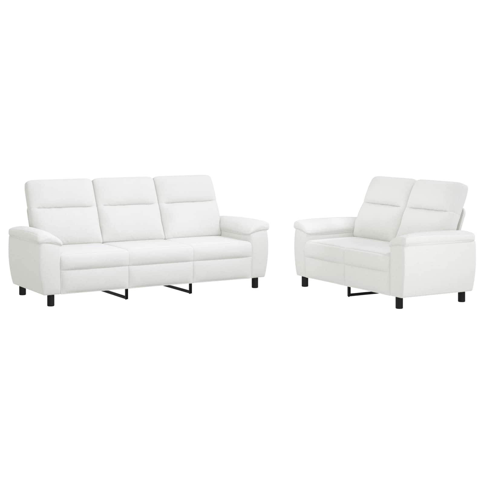 Kavčna garnitura 2 pcs Bela Blago