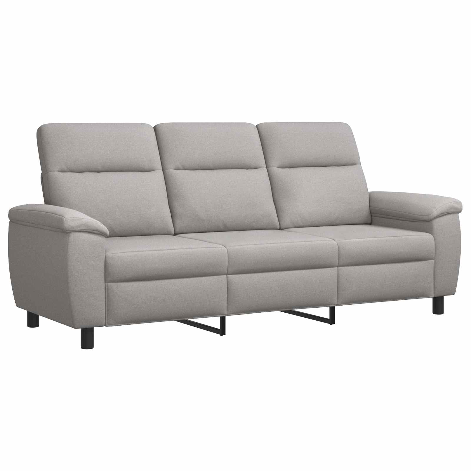 Kavčna garnitura 2 pcs Oblačno siva Blago