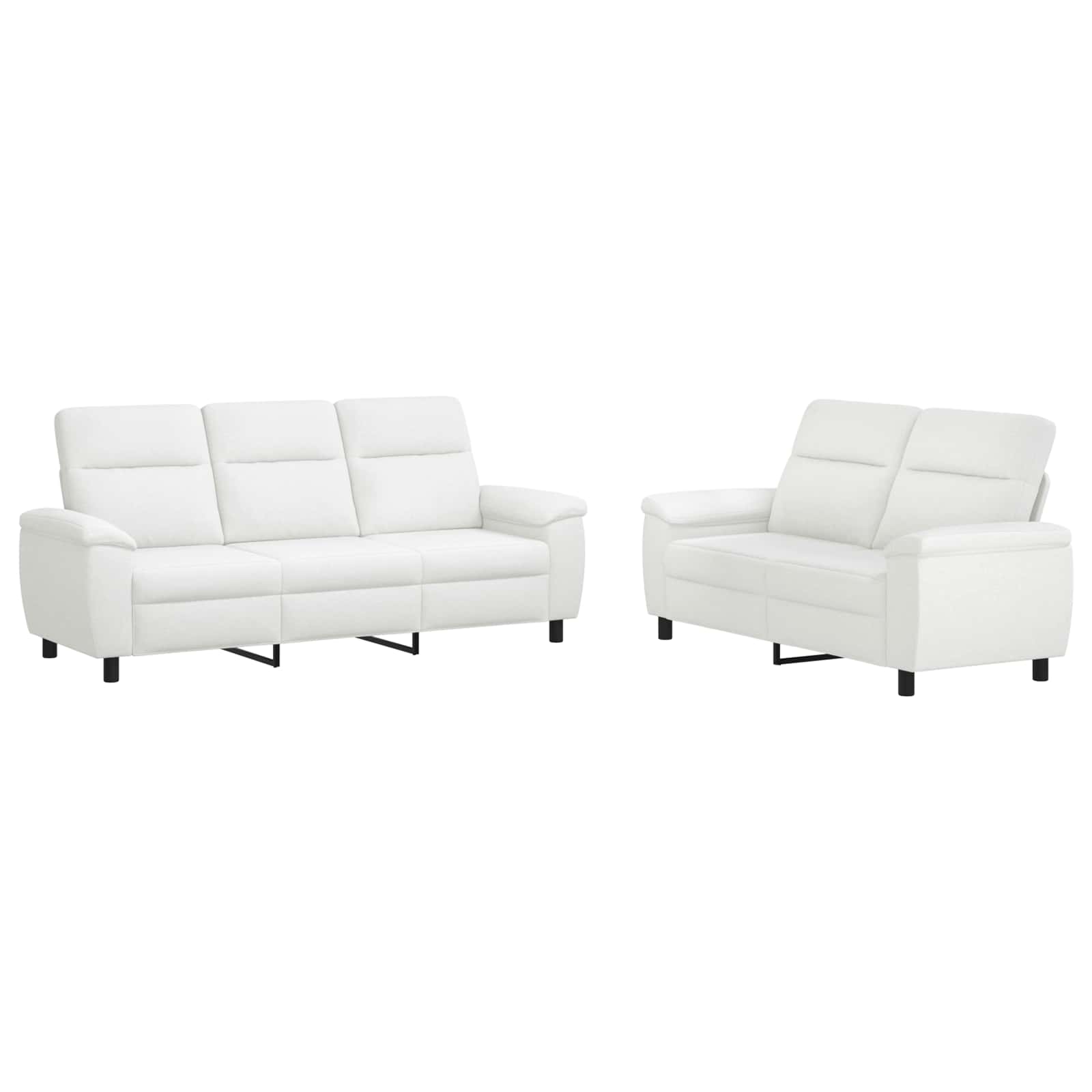 Kavčna garnitura 2 pcs Bela Blago