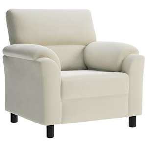 vidaXL Diivan Kreemjas 94 x 85 x 93 cm Samet