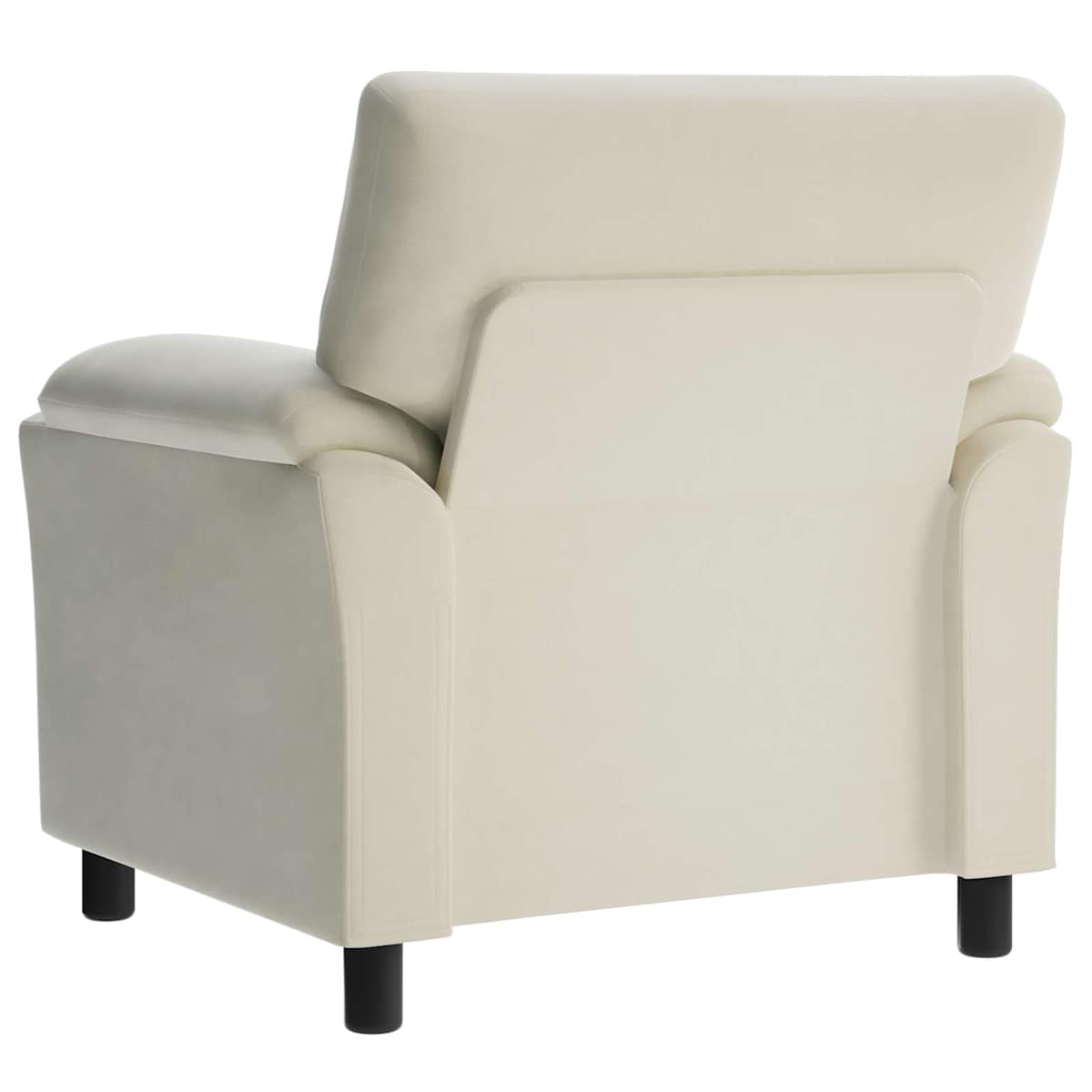 Sofa Cremefarvet 94 x 85 x 93 cm Fløjl - Billede 5