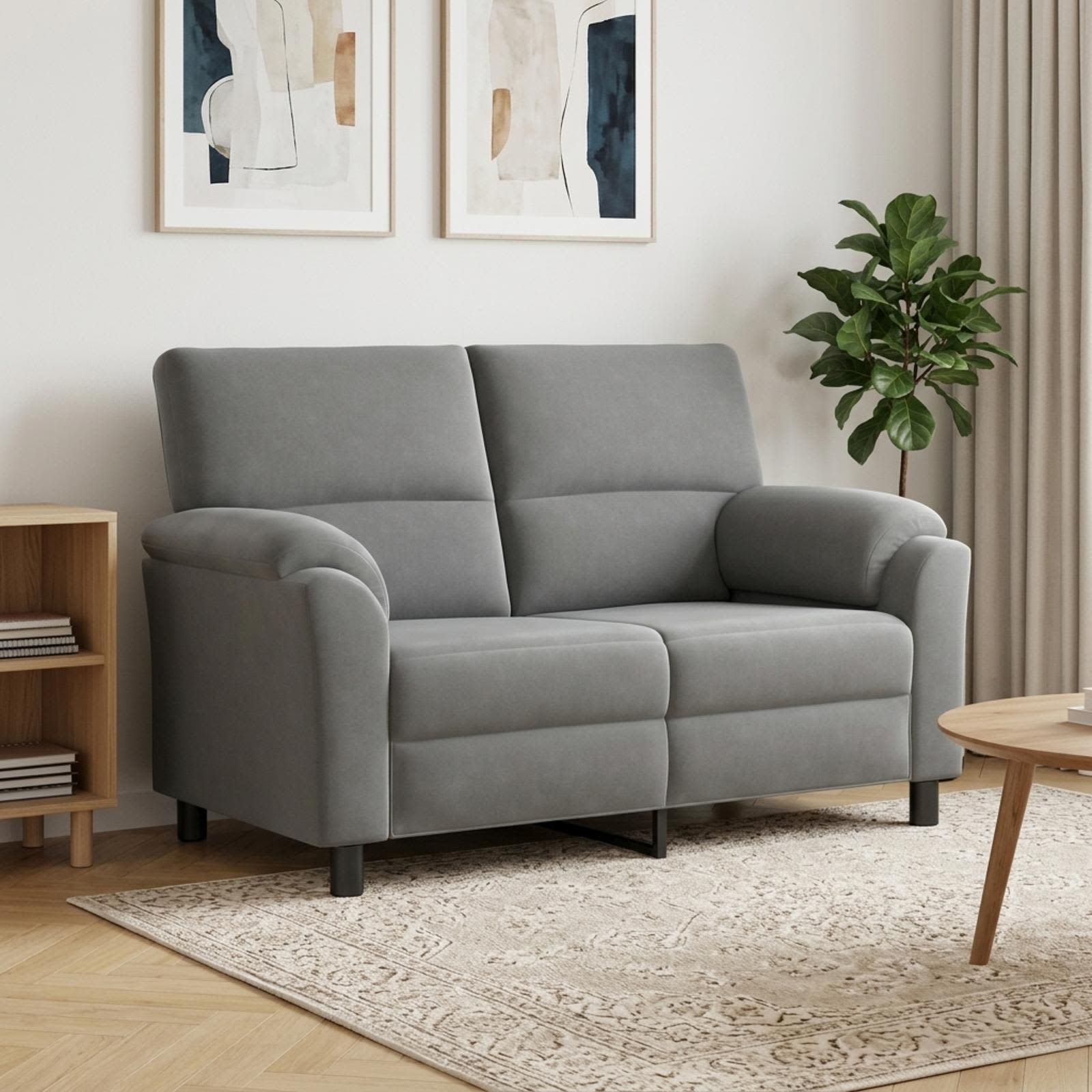 vidaXL Sofa Mørkegrå 154 x 85 x 93 cm Fløjl