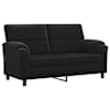 vidaXL Diivan Must 174 x 85 x 93 cm Samet