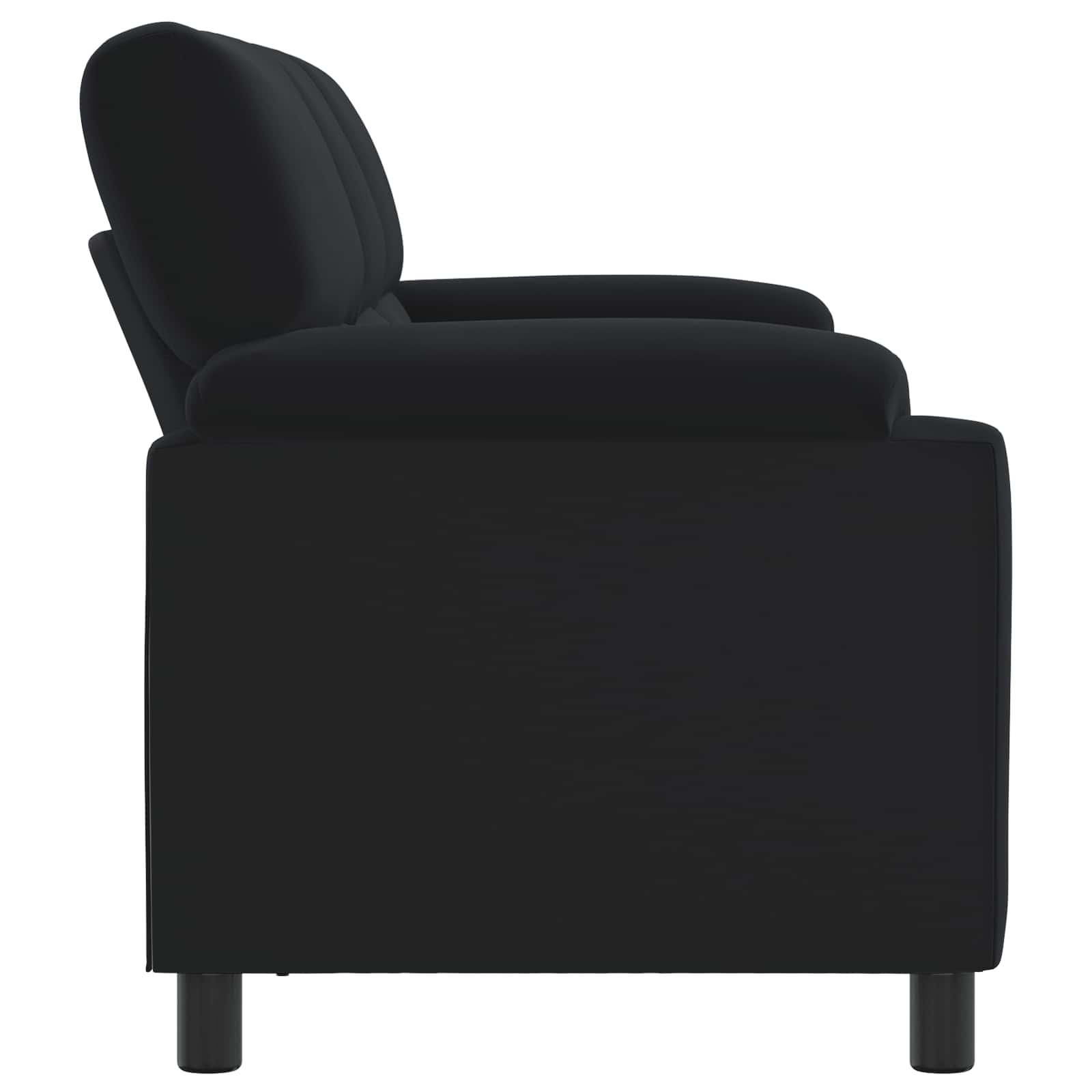 vidaXL Bank Zwart 214 x 85 x 93 cm fluweel, foto 4