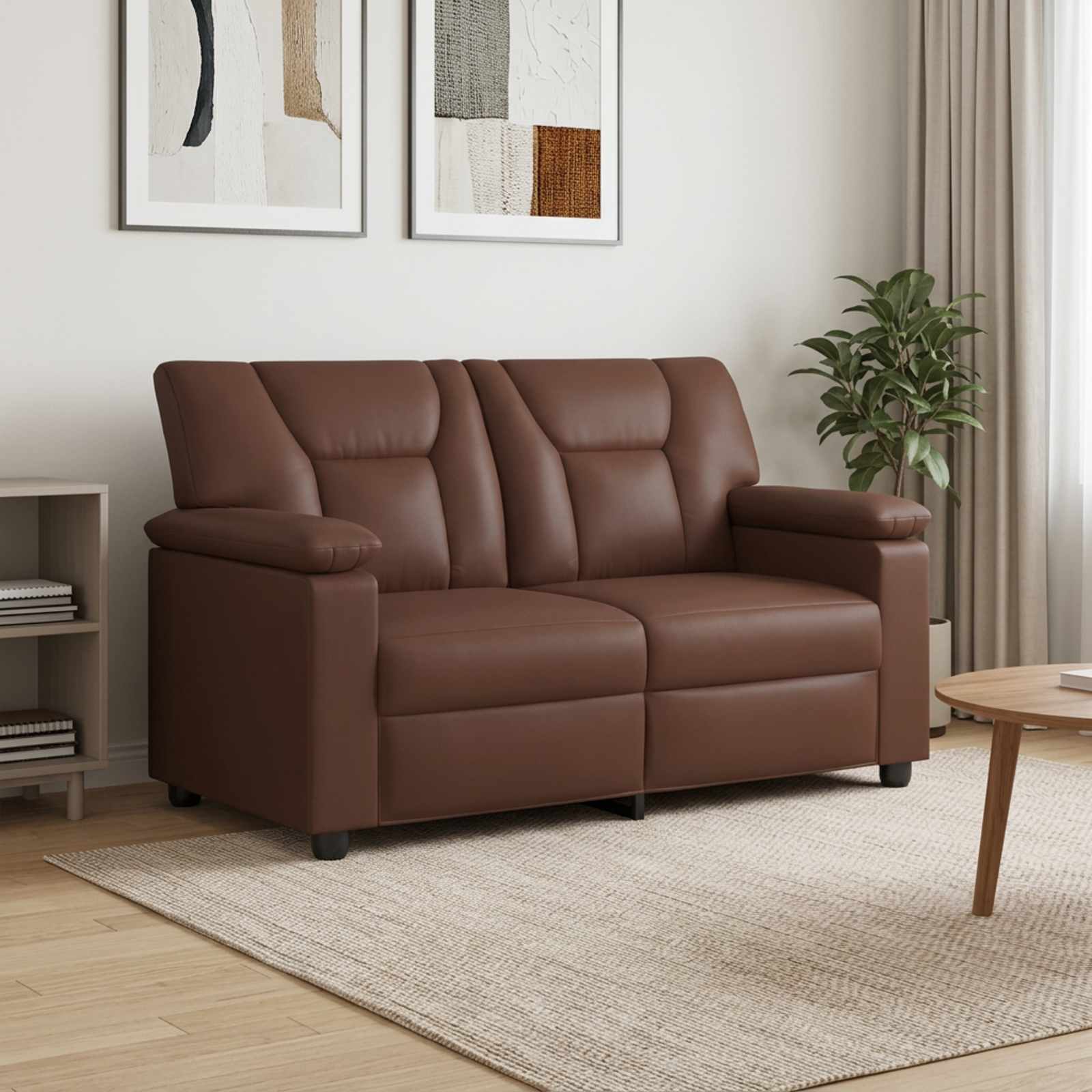 vidaXL Sofa Brun 151 x 85 x 93 cm Kunstlæder