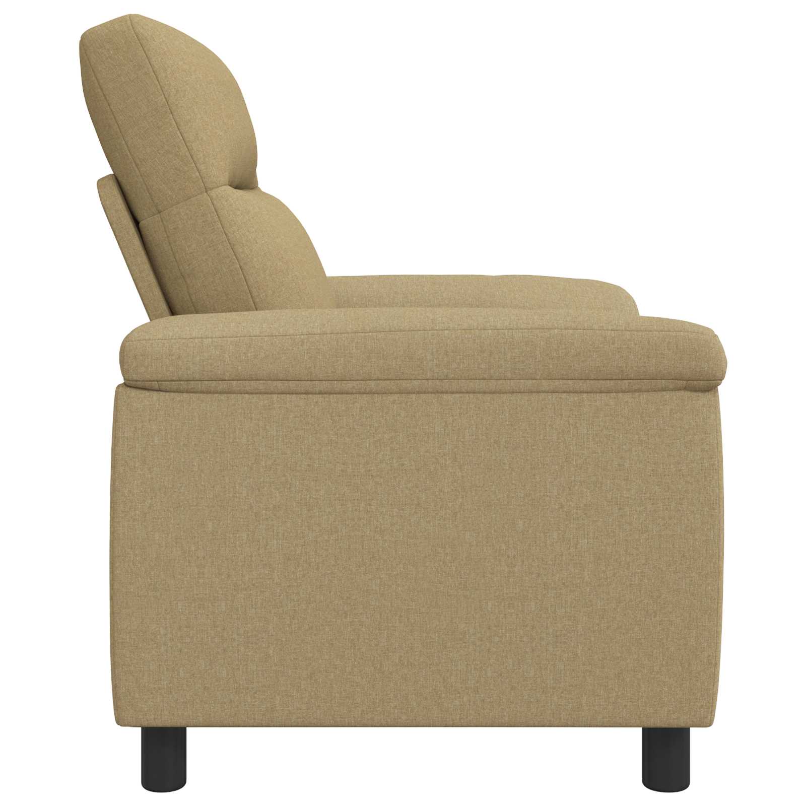 vidaXL Bank Licht Bruin 95 x 90 x 95 cm Stof, foto 4