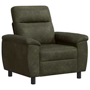 vidaXL Diivan Armee rohelis 95 x 90 x 95 cm Kunstsuede nahk