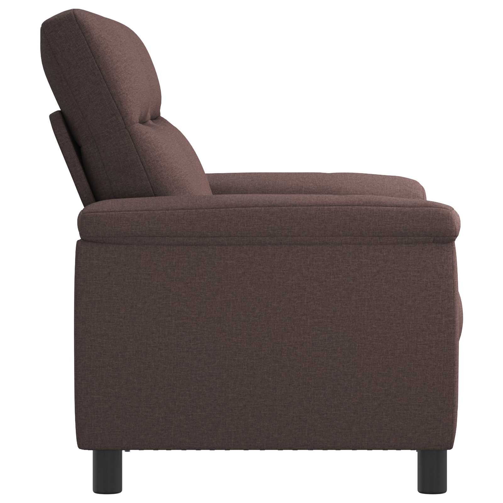 vidaXL Bank Donkerbruin 158 x 90 x 95 cm Stof bruin, foto 4