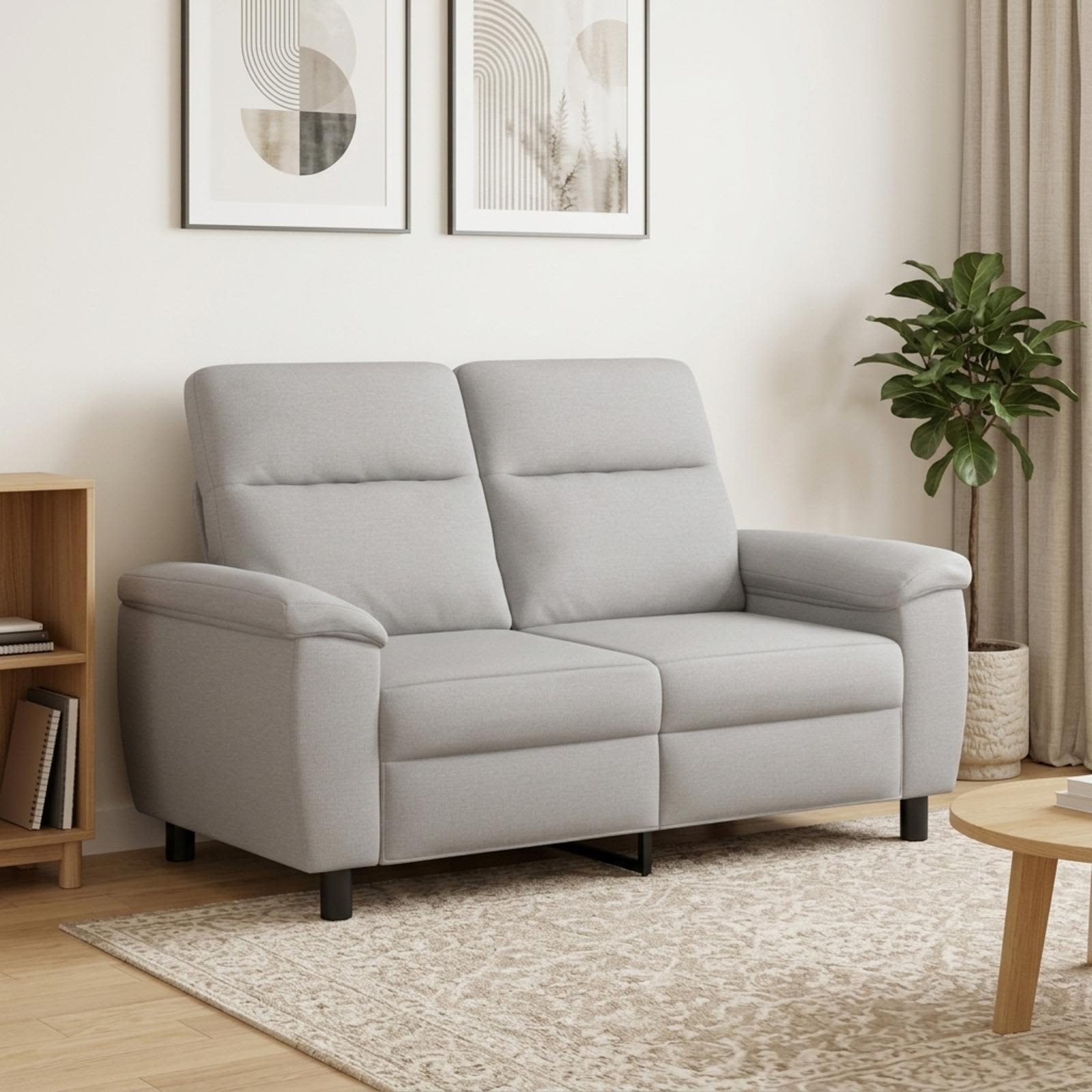vidaXL Sofa Skygrå 158 x 90 x 95 cm Stof