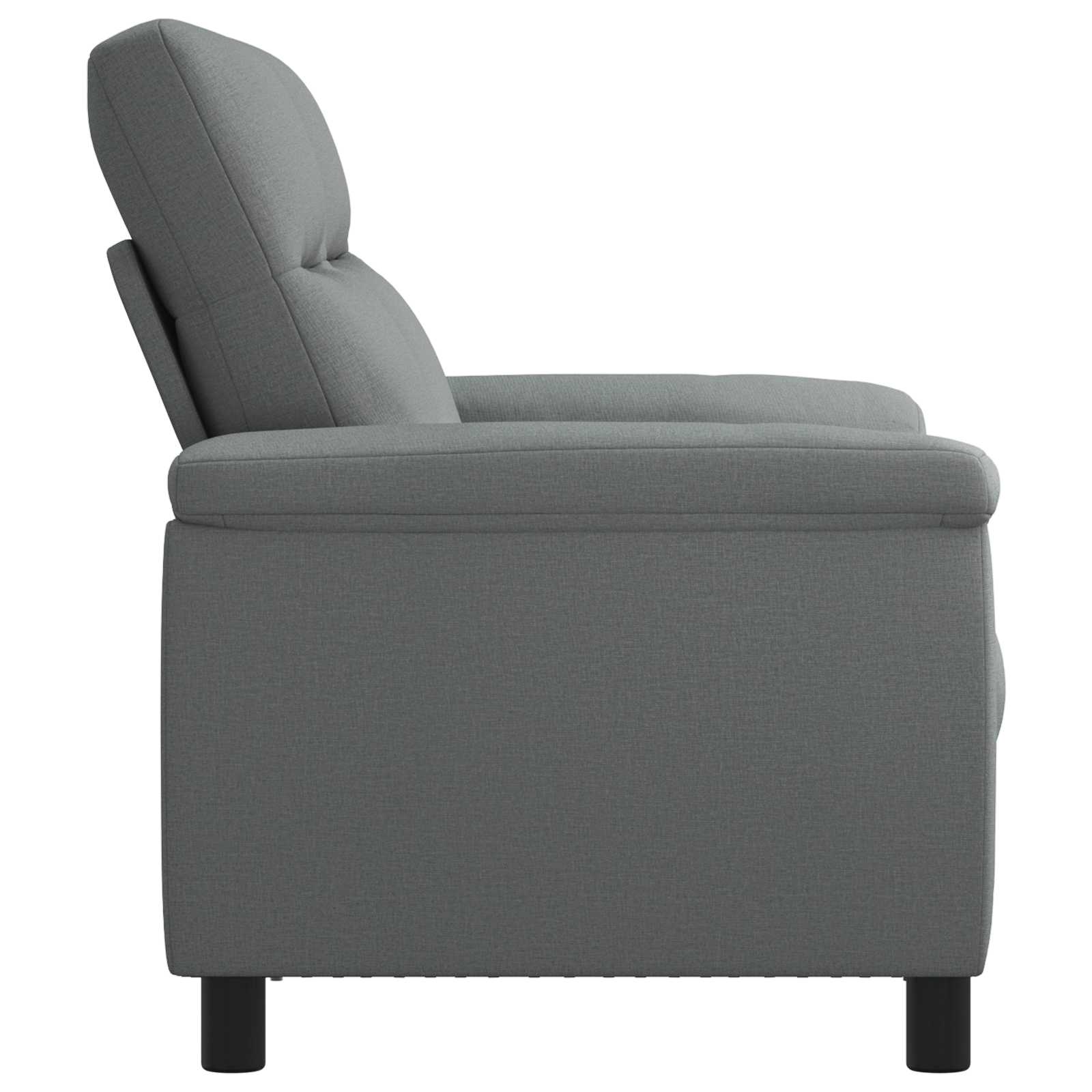 vidaXL Bank Donkergrijs 178 x 90 x 95 cm Stof, foto 4