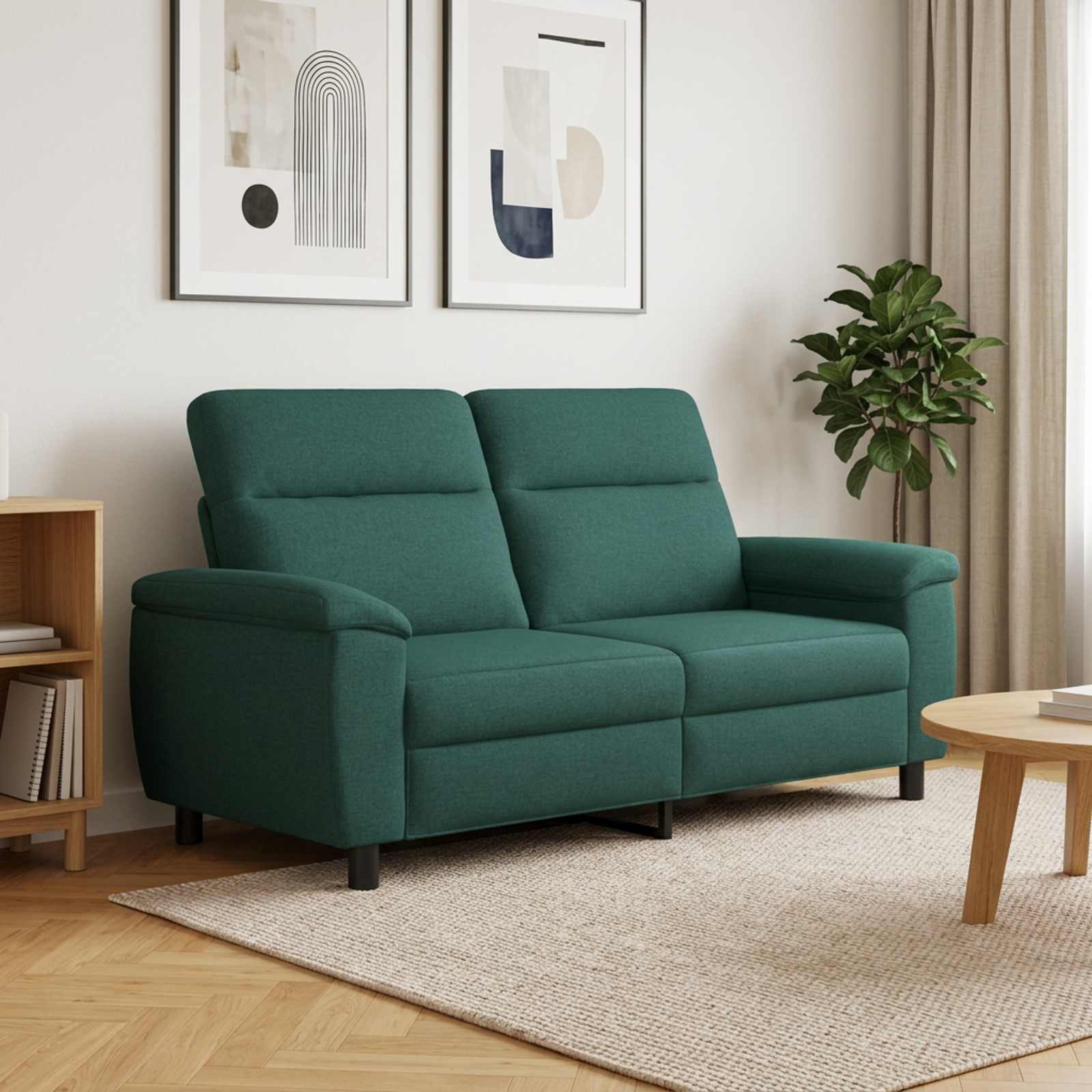vidaXL Sofa Mørkegrøn 178 x 90 x 95 cm Stof