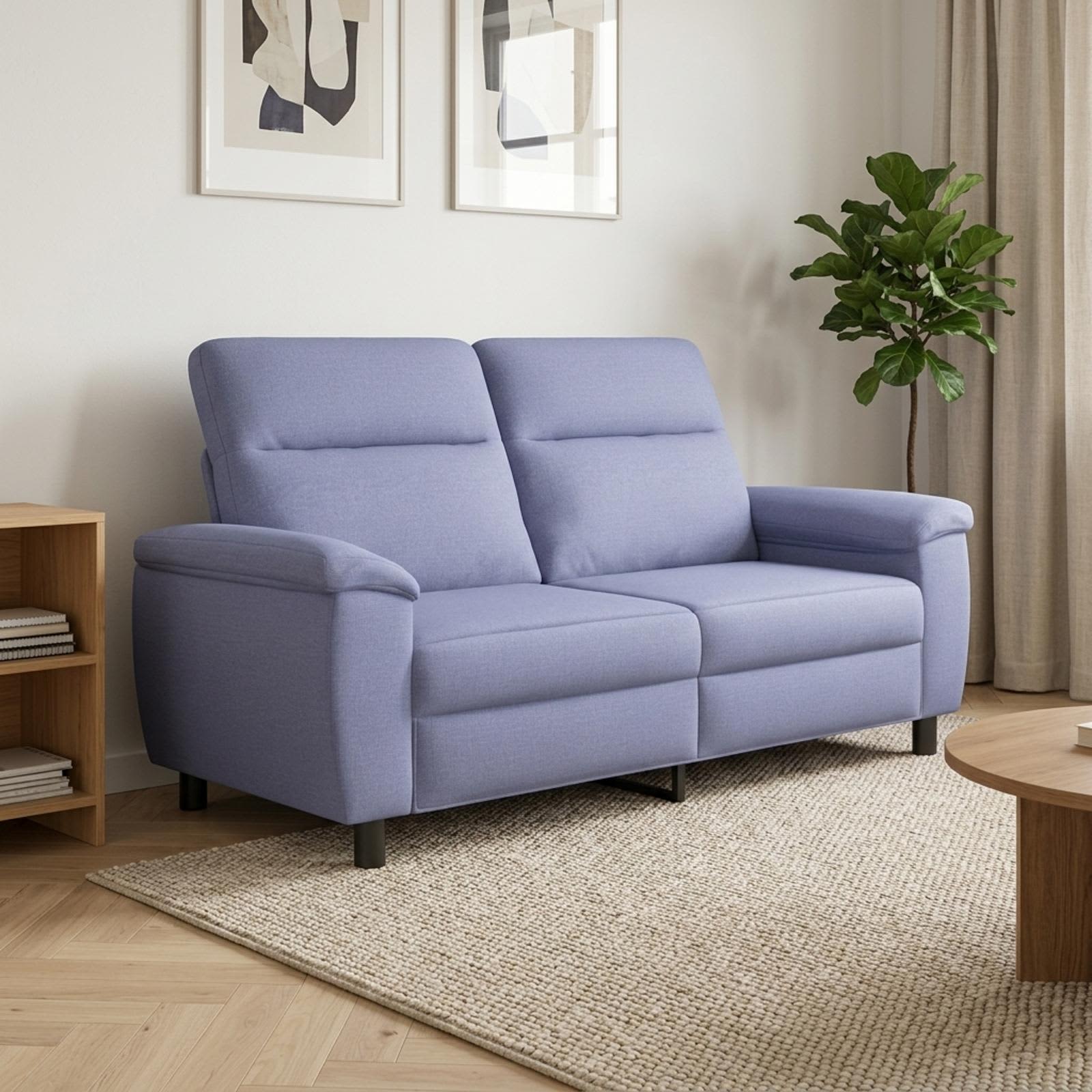 vidaXL Sofa Jeans blå 178 x 90 x 95 cm Stof