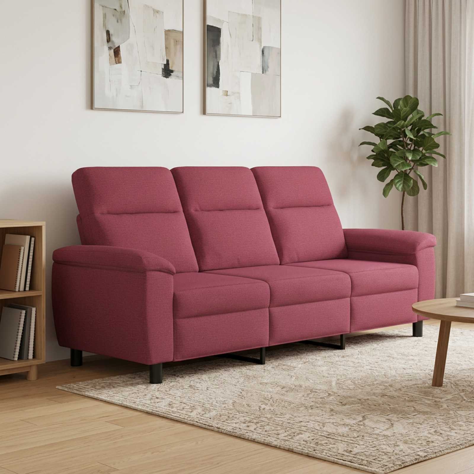 vidaXL Sofa Vinrød 214 x 90 x 95 cm Stof