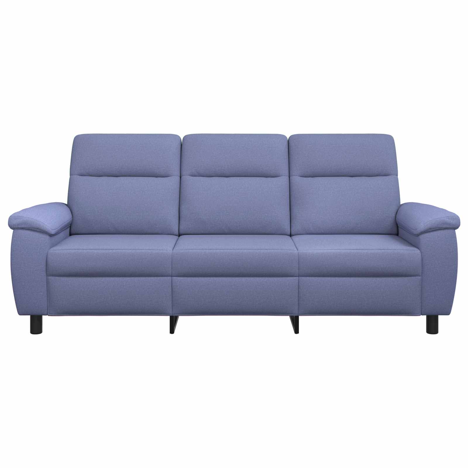 vidaXL - Bank - Jeans - Blauw - 214 - x - 90 - x - 95 - cm - Stof