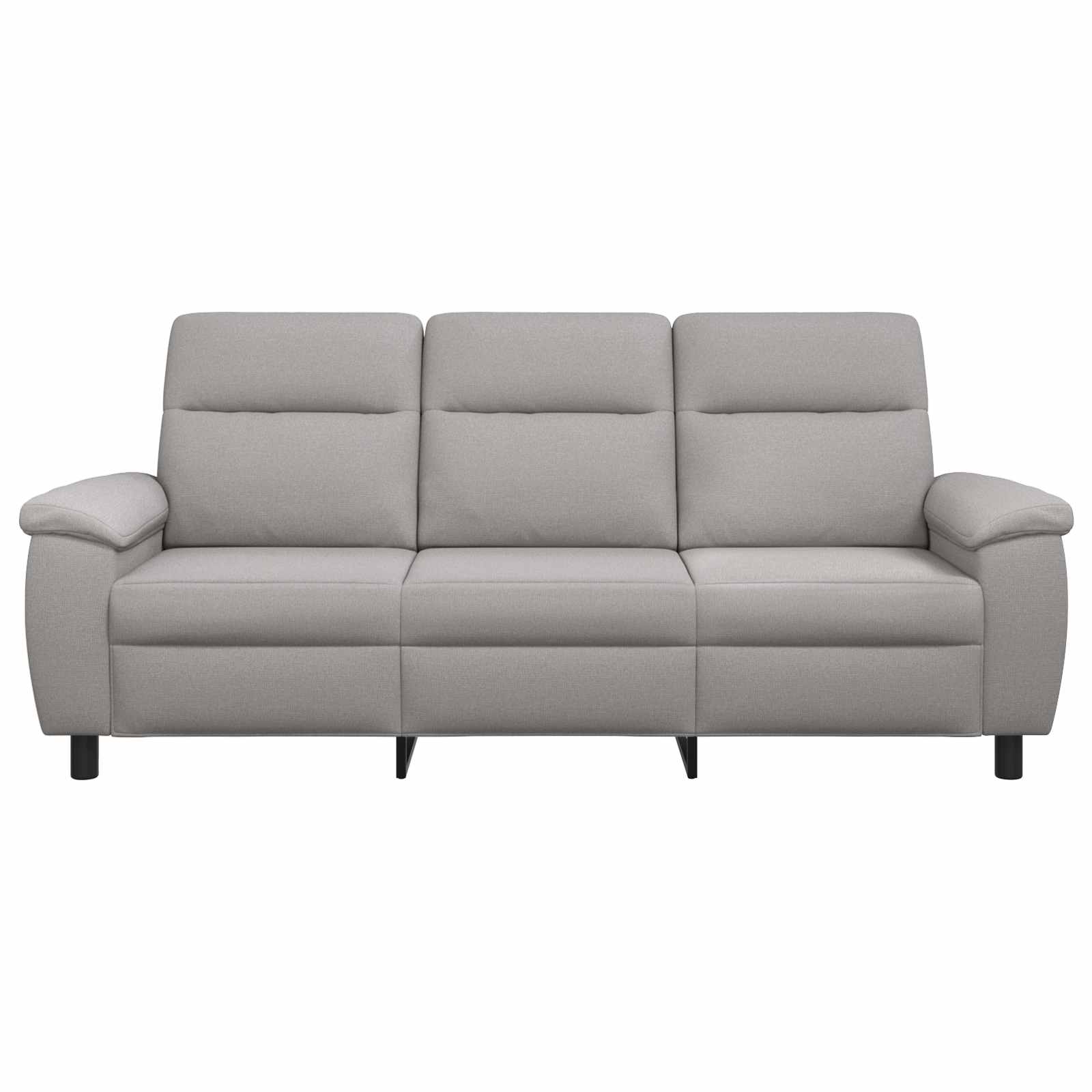 vidaXL - Bank - Wolkgrijs - 214 - x - 90 - x - 95 - cm - Stof