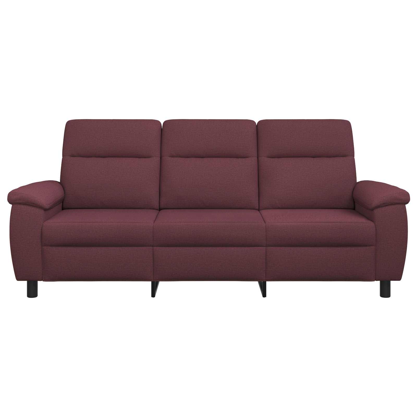 vidaXL - Bank - Paars - 214 - x - 90 - x - 95 - cm - Stof