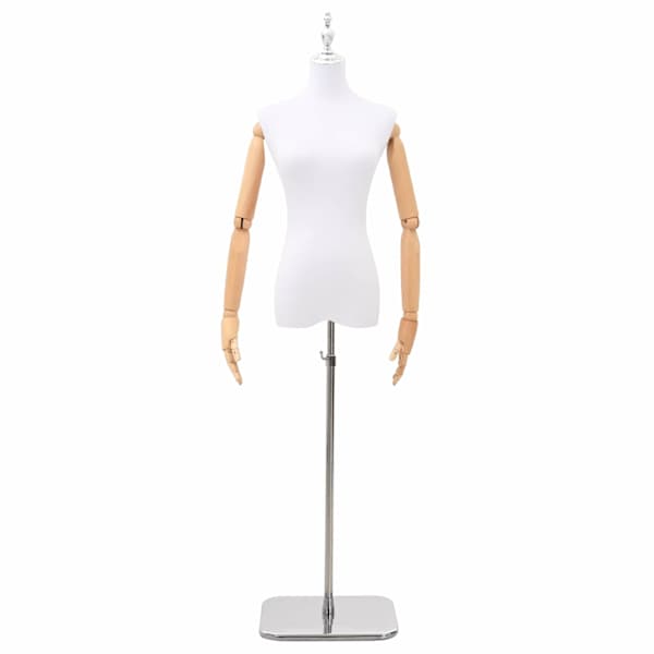 vidaXL Reguleeritav mannekeen 165-213 cm alusega Naine PP Valge