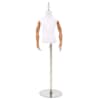 vidaXL Reguleeritav 120-157 cm Mannekeen Alusega Unisex PP Valge