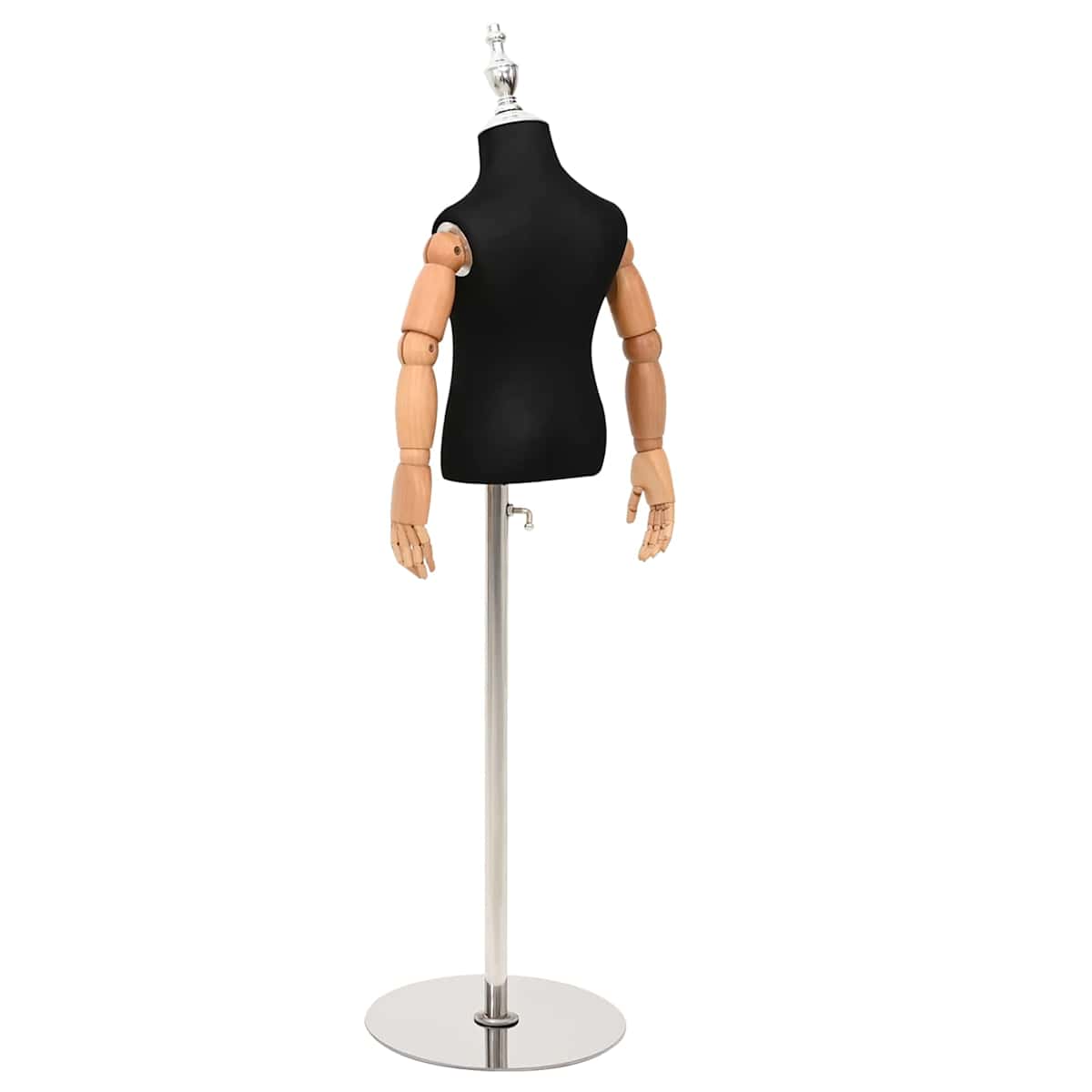 Justerbar 120-157 cm Mannequin med Base Unisex PP - Billede 6