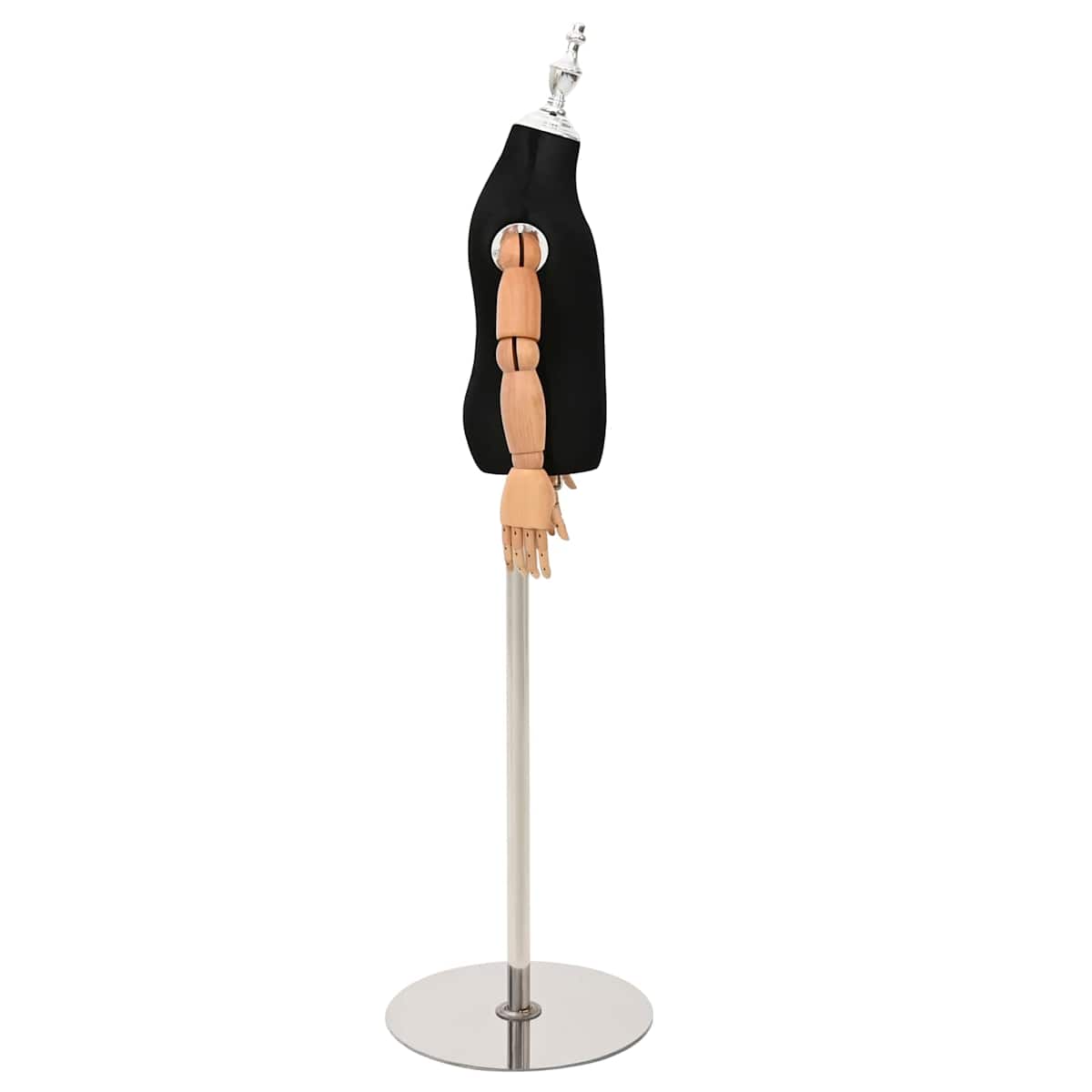 Justerbar 120-157 cm Mannequin med Base Unisex PP - Billede 5