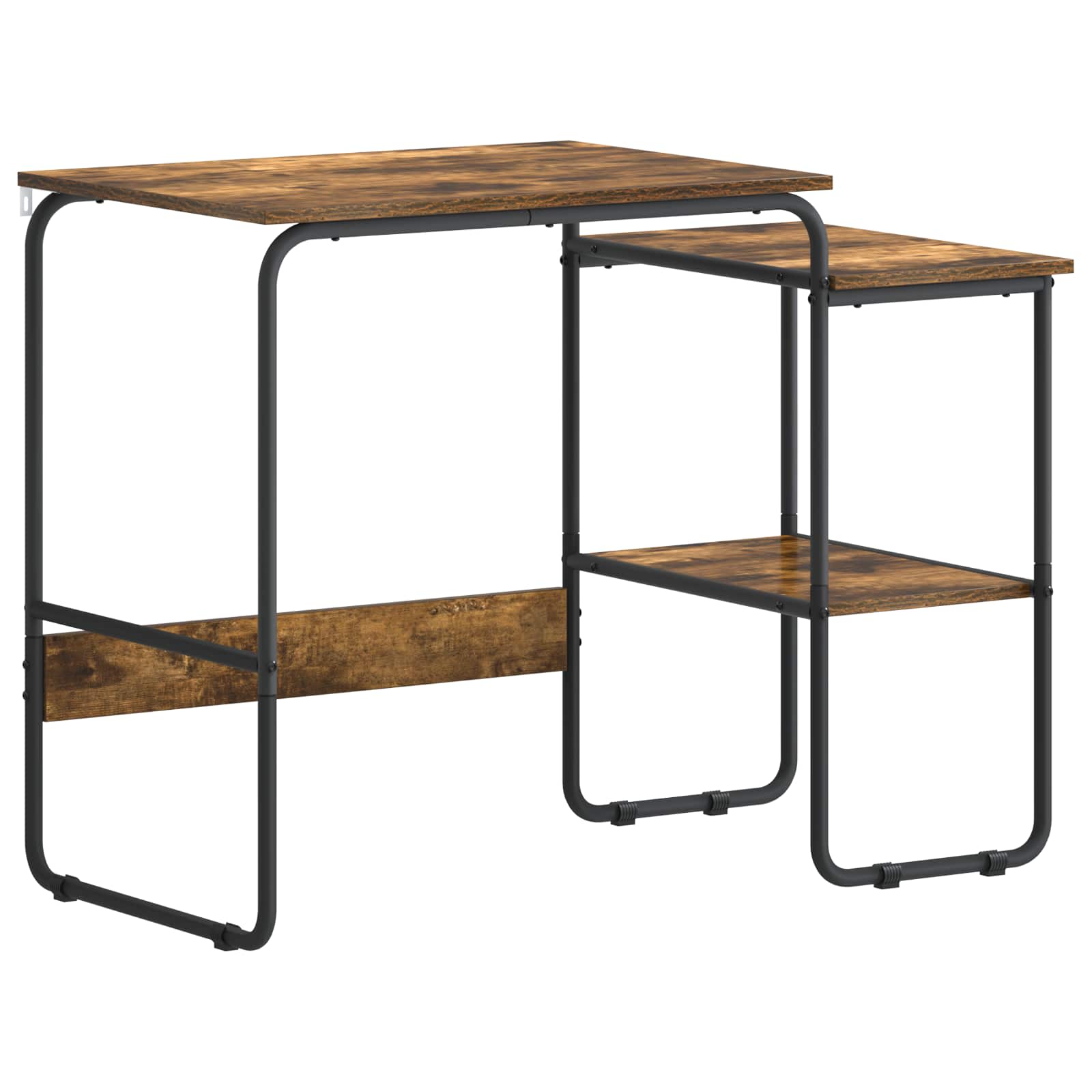 Бюро с място за съхранение Опушен дъб 100 x 50 x 75 cm — изображение 2