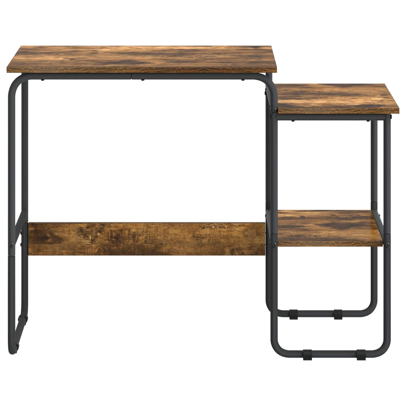 Бюро с място за съхранение Опушен дъб 100 x 50 x 75 cm — изображение 3