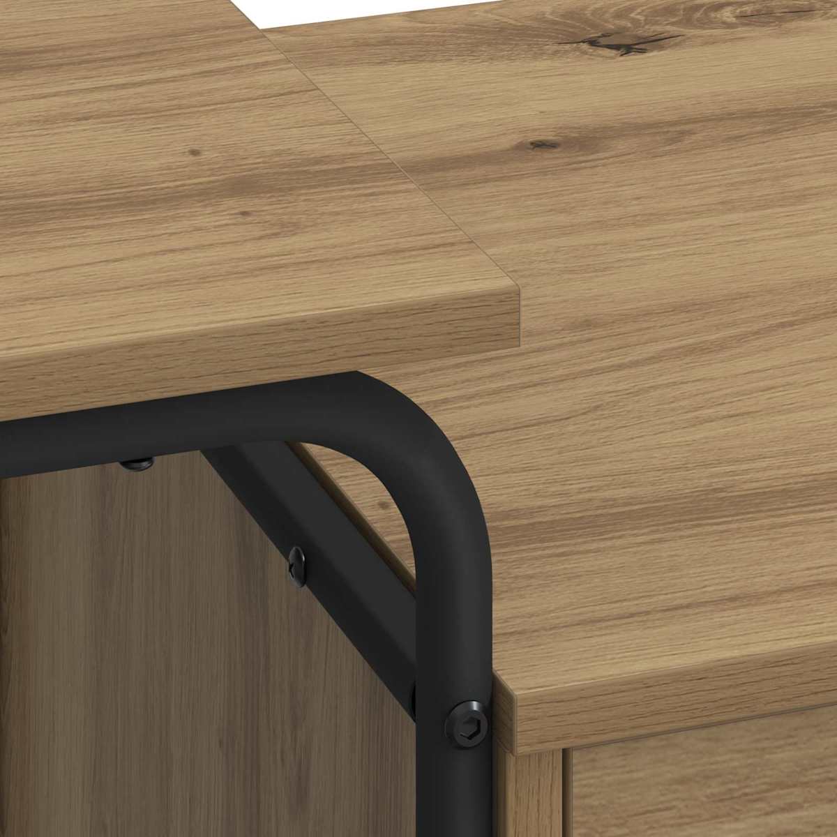 Skrivebord med opbevaring 120 x 50 x 75 cm - Billede 8