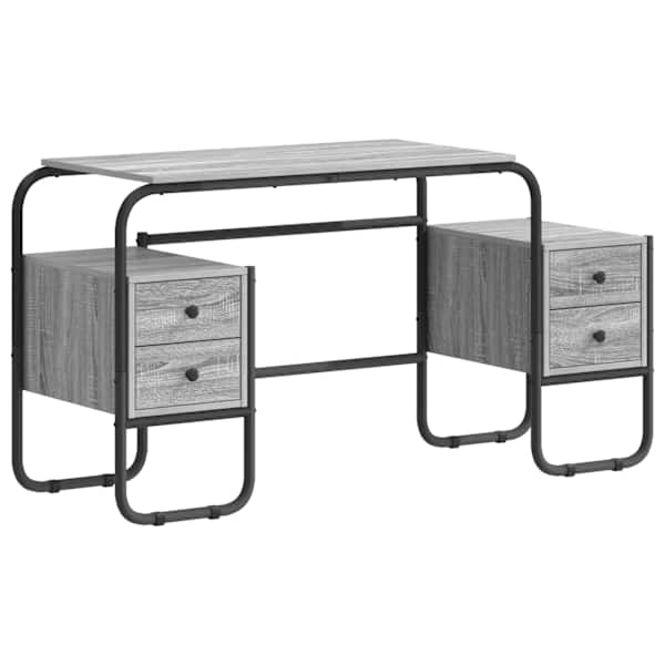 vidaXL Laud koos hoiuruumiga Hall Sonoma 145 x 50 x 75 cm