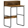 vidaXL Laud koos hoiuruumiga Suitsutatud tamm 60 x 50 x 91 cm