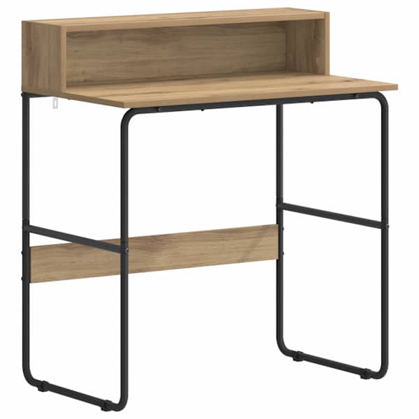 vidaXL Laud koos hoiuruumiga Artisan tamm 80 x 50 x 91 cm