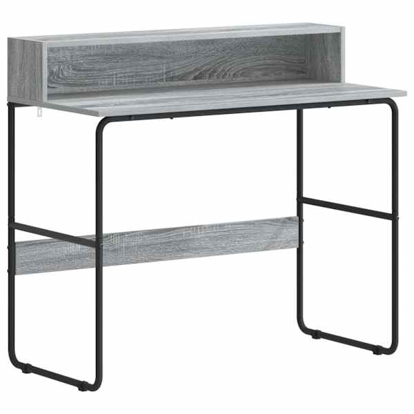 vidaXL Laud koos hoiuruumiga Hall Sonoma 100 x 50 x 91 cm