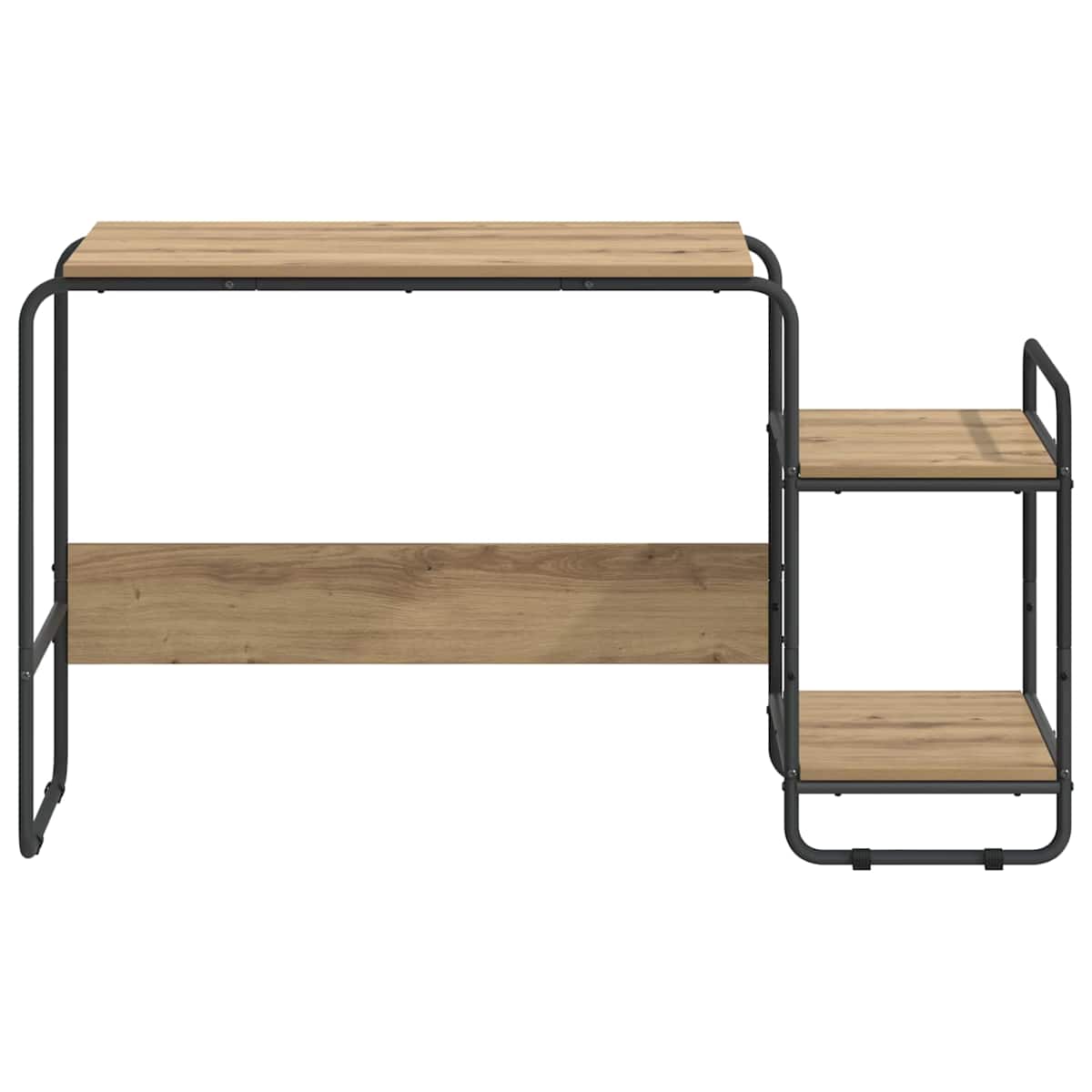 Skrivebord med opbevaring 131,5 x 50 x 75,5 cm - Billede 3