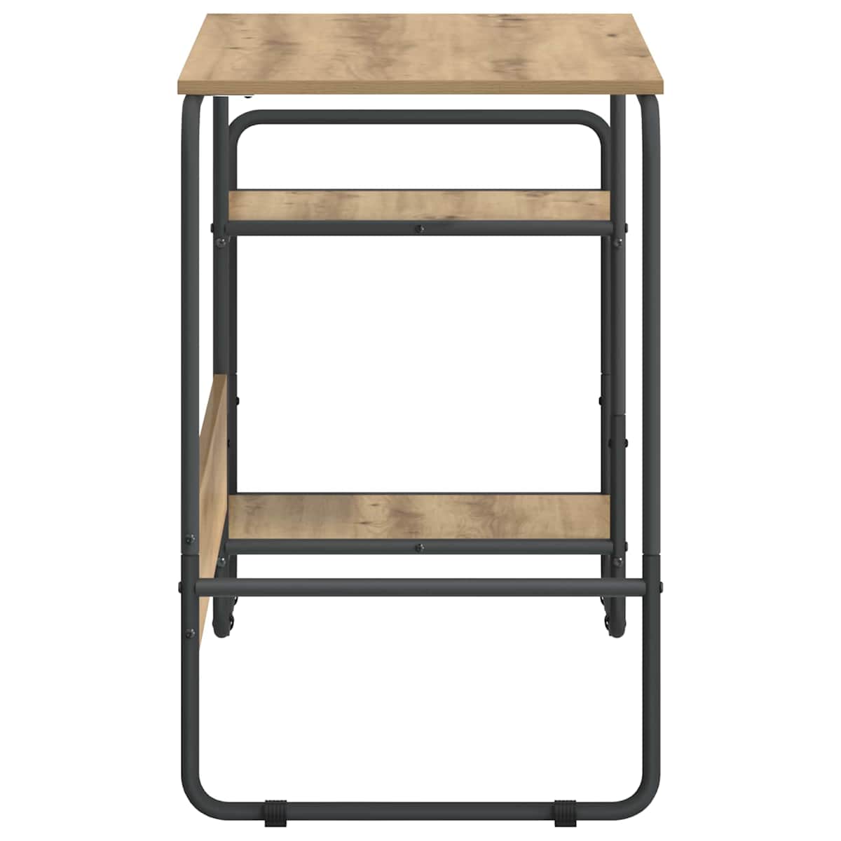 Skrivebord med opbevaring 131,5 x 50 x 75,5 cm - Billede 4