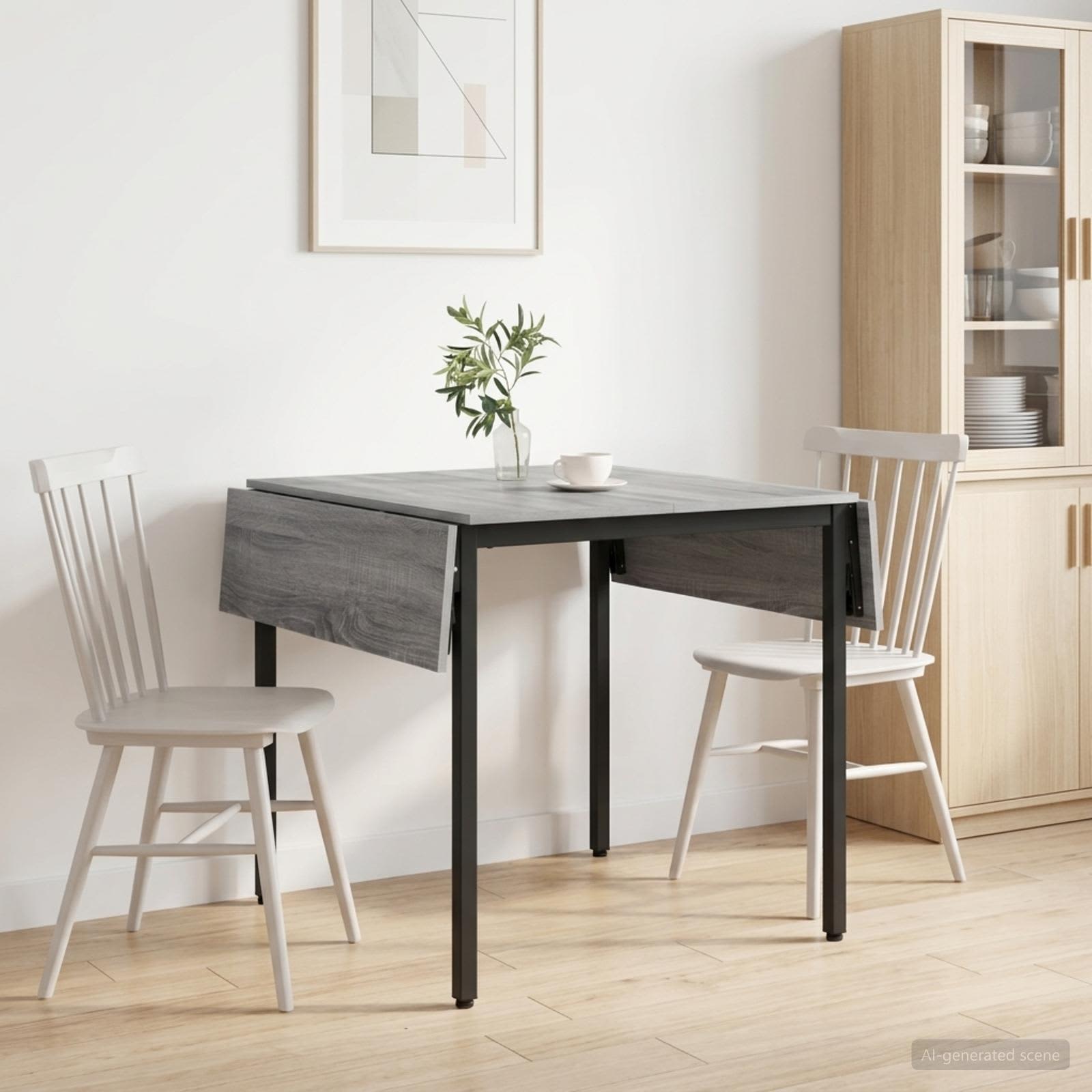 vidaXL Utbyggbart matbord 120 x 81,5 x 75 cm Konstruerat tr&auml;