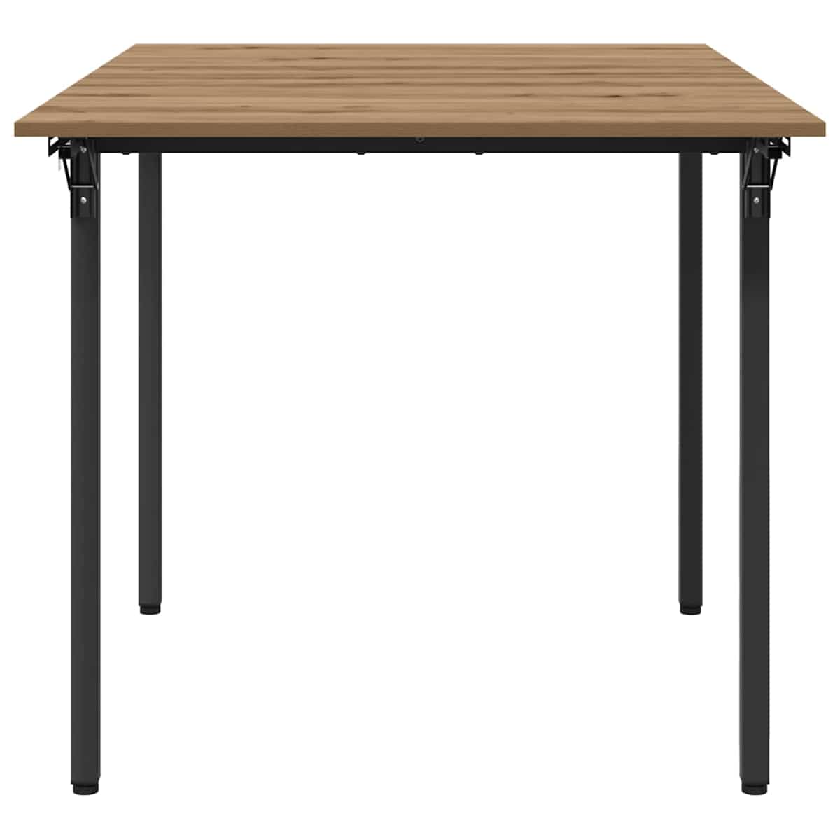 Udtrækbart spisestuebord 120 x 81,5 x 75 cm Konstrueret træ - Billede 7