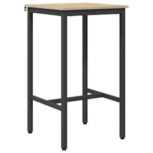 vidaXL Baarilaud 52 x 52 x 90 cm Tehispuit Sonoma tamm Ristk&uuml;lik