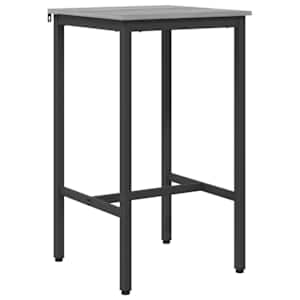 vidaXL Baarilaud 52 x 52 x 90 cm Tehispuit Hall Sonoma Ristk&uuml;lik