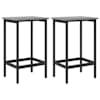 vidaXL Baaritool 2 tk Hall Sonoma 40 x 32 x 64 cm Tehispuit