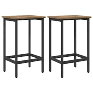 vidaXL Baaritool 2 tk Artisan tamm 40 x 32 x 64 cm Tehispuit